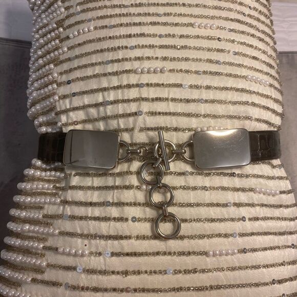 Sally Gissing genuine leather belt. Made in Italy - Picture 1 of 7